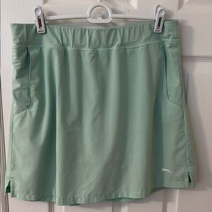 Slazenger Light Green Golf Skirt